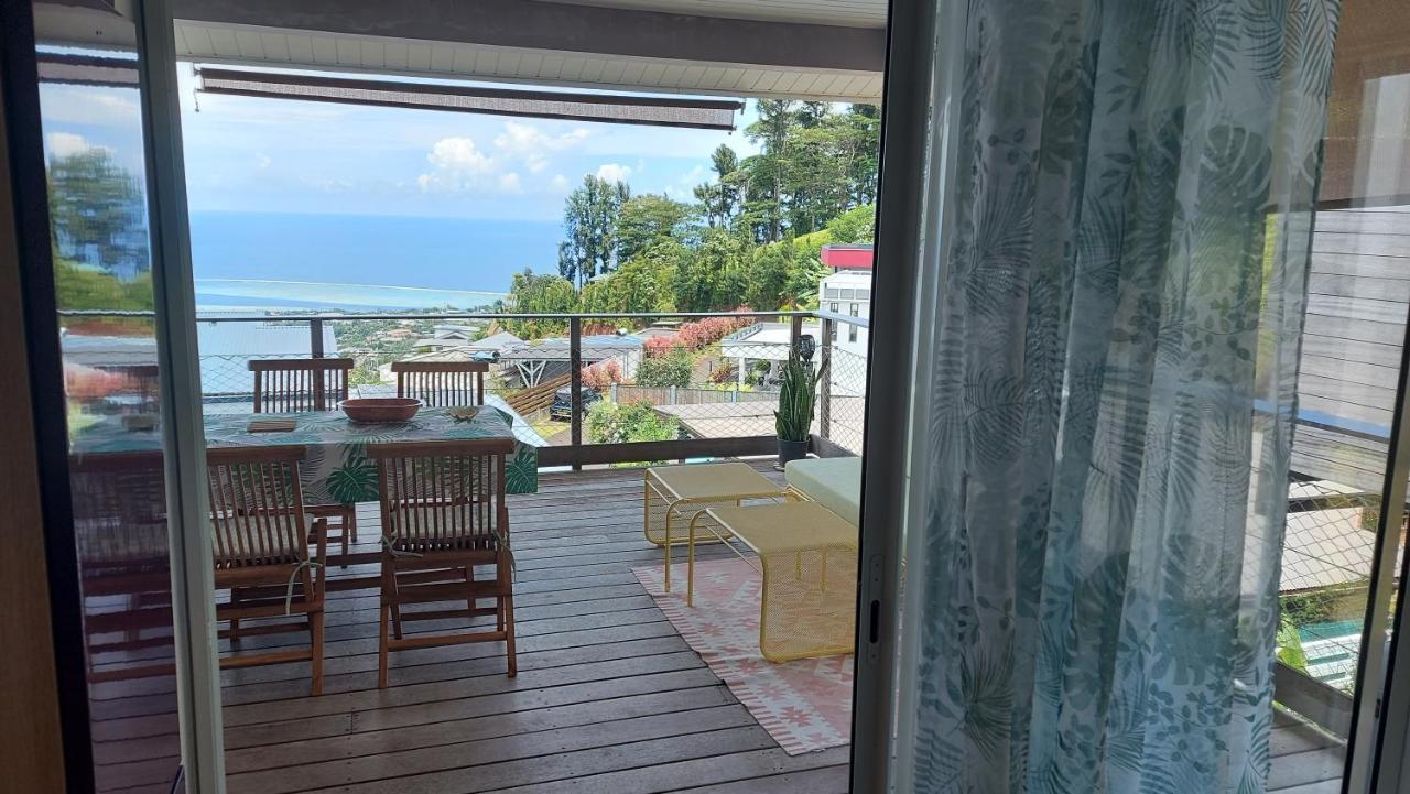 Studio Vaimiti Pour 2 Personnes Vue Mer Et Moorea Faaa Zewnętrze zdjęcie